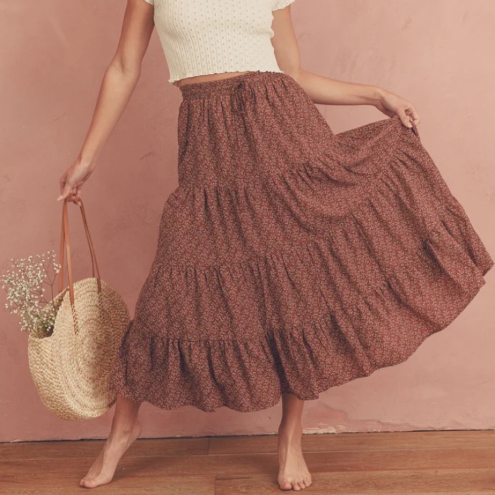 Floral skirt